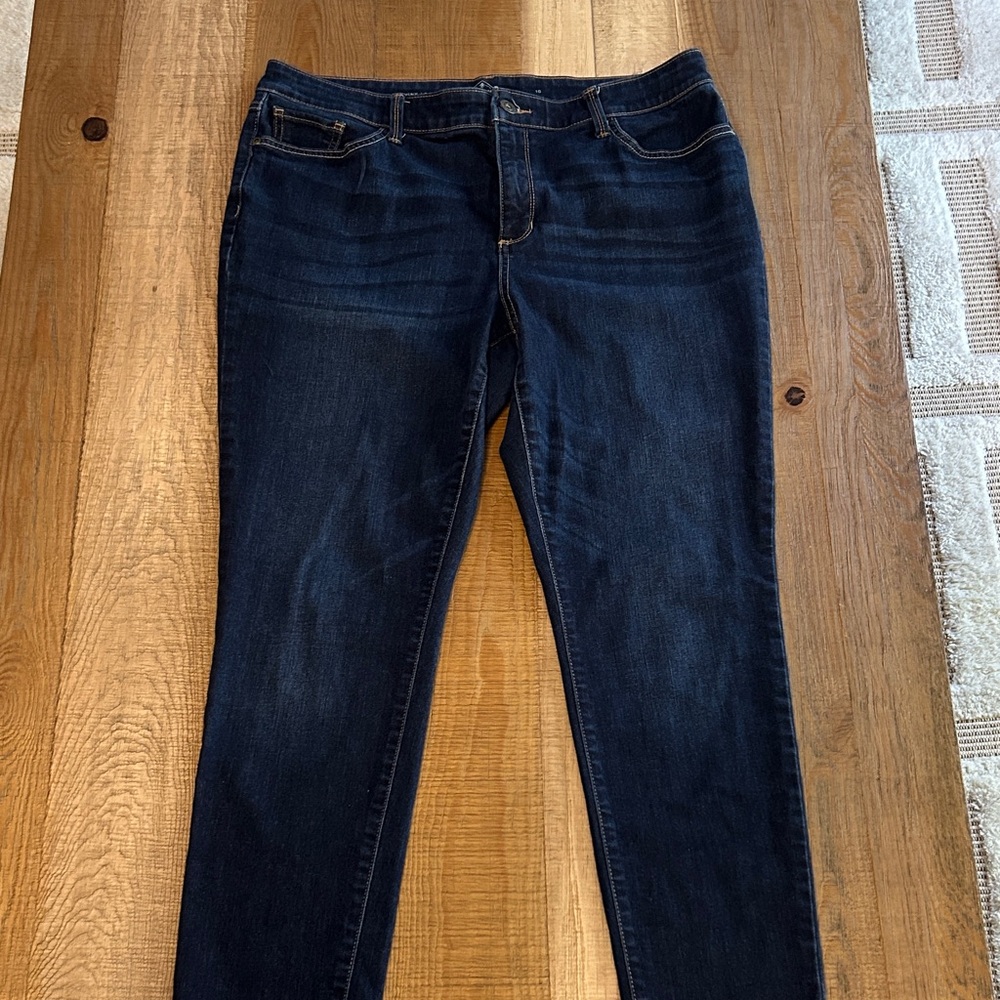 St. John's Bay Women's Dark Indigo Skinny Jeans